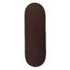 Colonial Mills Rug Reversible Flat-Braid (Oval) Runner Earth Brown Runner (Oval)