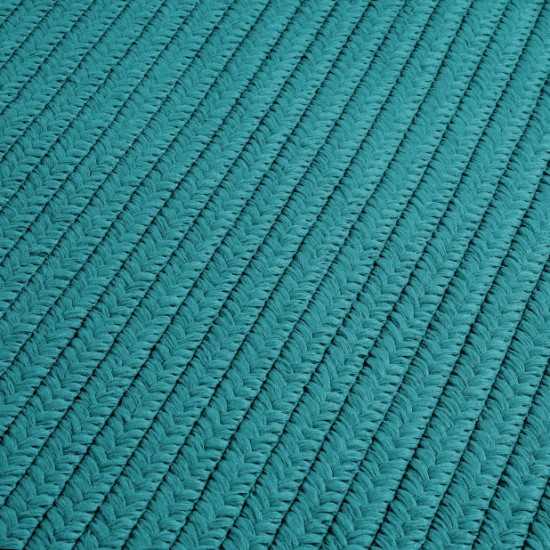 Colonial Mills Rug Reversible Flat-Braid (Rect) Runner Aqua Runner (Rectangle)