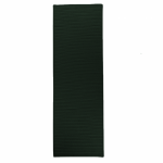 Colonial Mills Rug Reversible Flat-Braid Runner Hunter Green Runner (Rectangle)