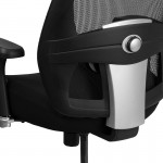 24/7 Intensive Use Big & Tall 500 lb. Rated Black Mesh Executive Ergonomic Office Chair with Ratchet Back