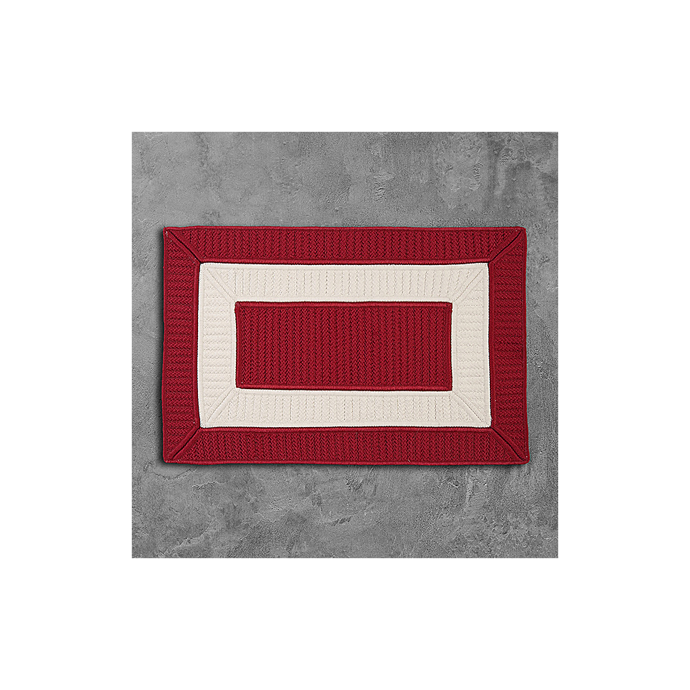 Colonial Mills Rug Rope Walk Red Rectangle