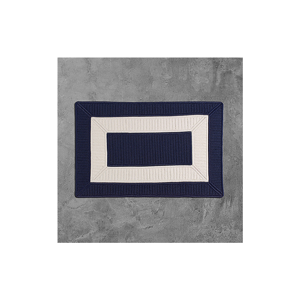 Colonial Mills Rug Rope Walk Navy Rectangle