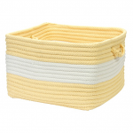 Colonial Mills Basket Rope Walk Yellow Square