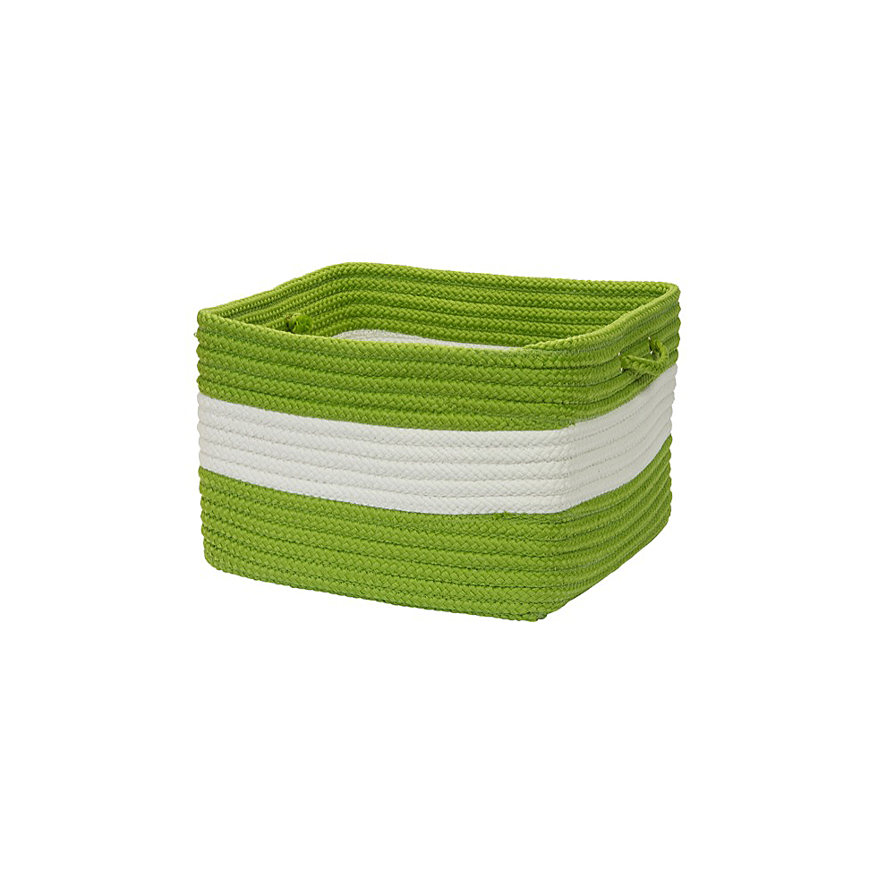 Colonial Mills Basket Rope Walk Bright Green Square