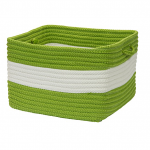 Colonial Mills Basket Rope Walk Bright Green Square