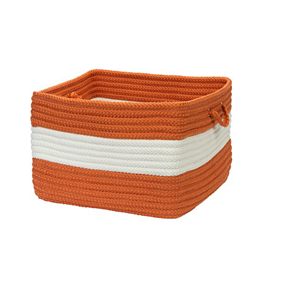Colonial Mills Basket Rope Walk Rust Square