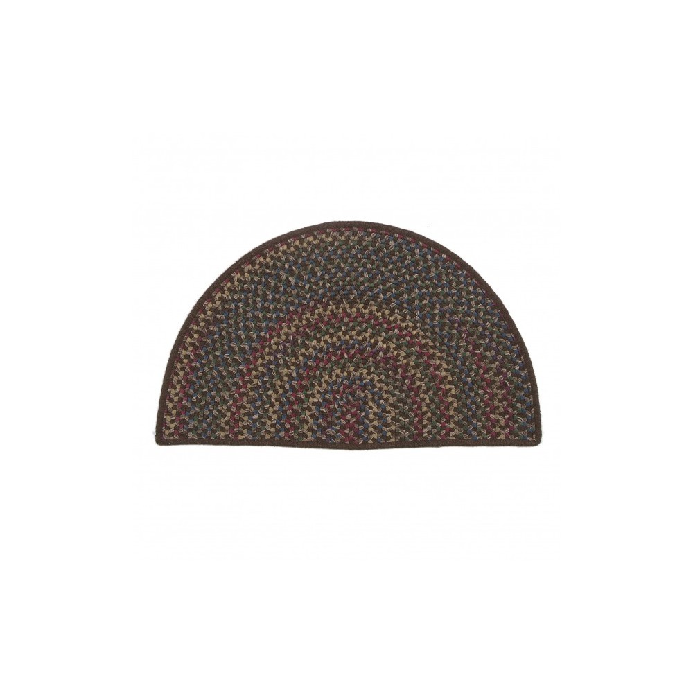 Colonial Mills Rug Rustic Braided Kitchen Slice Brown Slice Colonial Mills Rug Rustic Braided Kitchen Slice Brown Slice