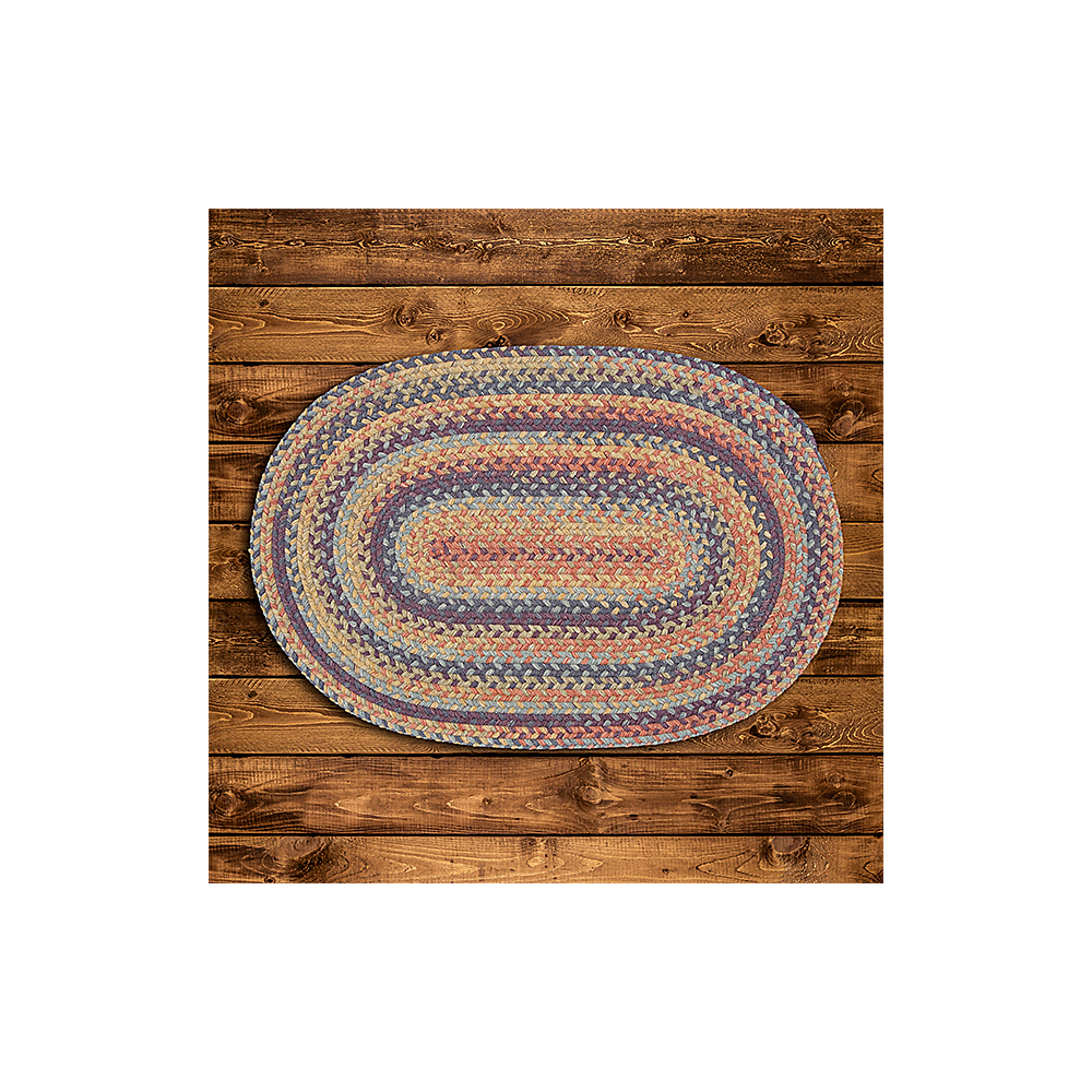 Colonial Mills Rug Rustica Floral Burst Oval