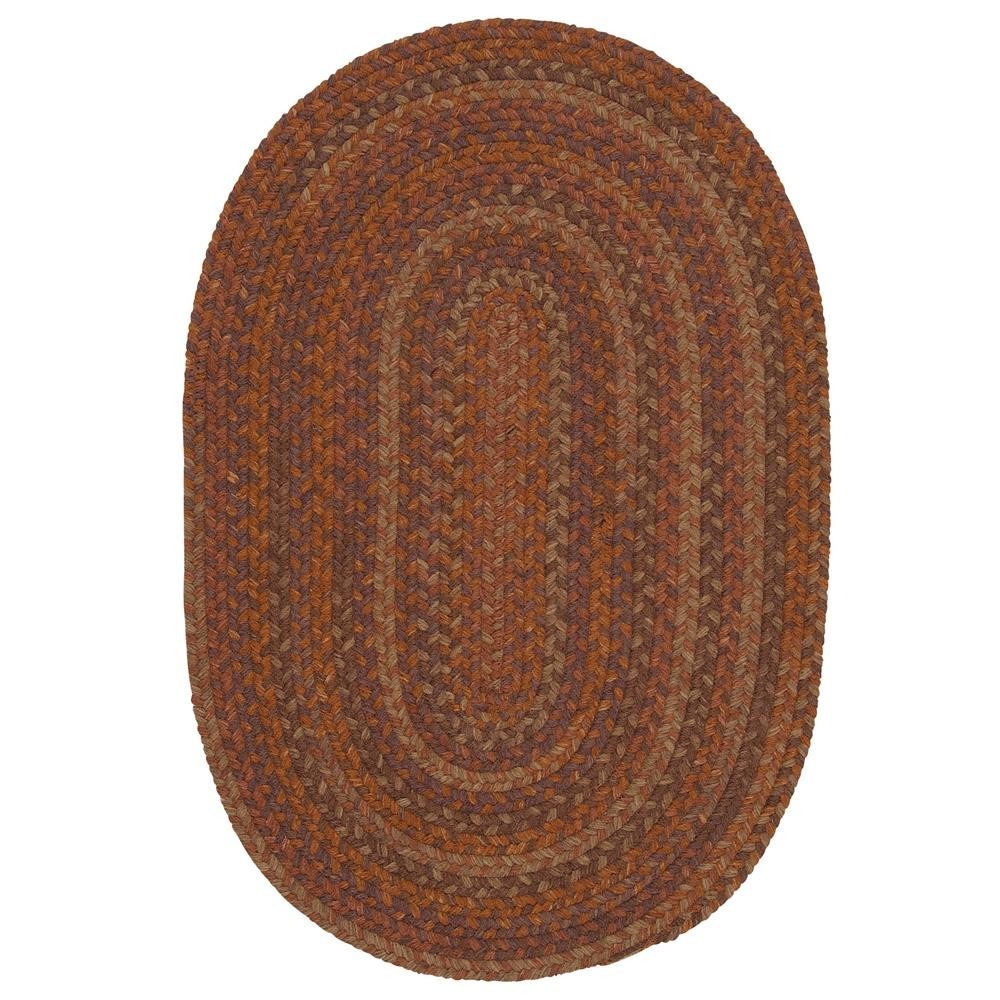 Colonial Mills Rug Rustica Audubon Russet Oval