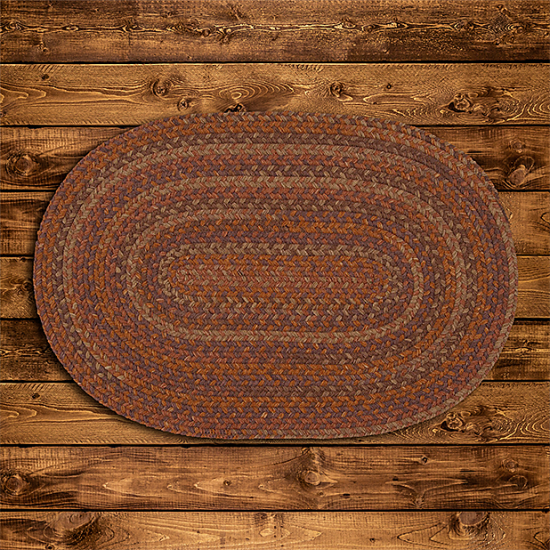 Colonial Mills Rug Rustica Audubon Russet Round