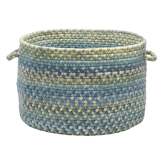 Colonial Mills Basket Rustica Whipple Blue Round