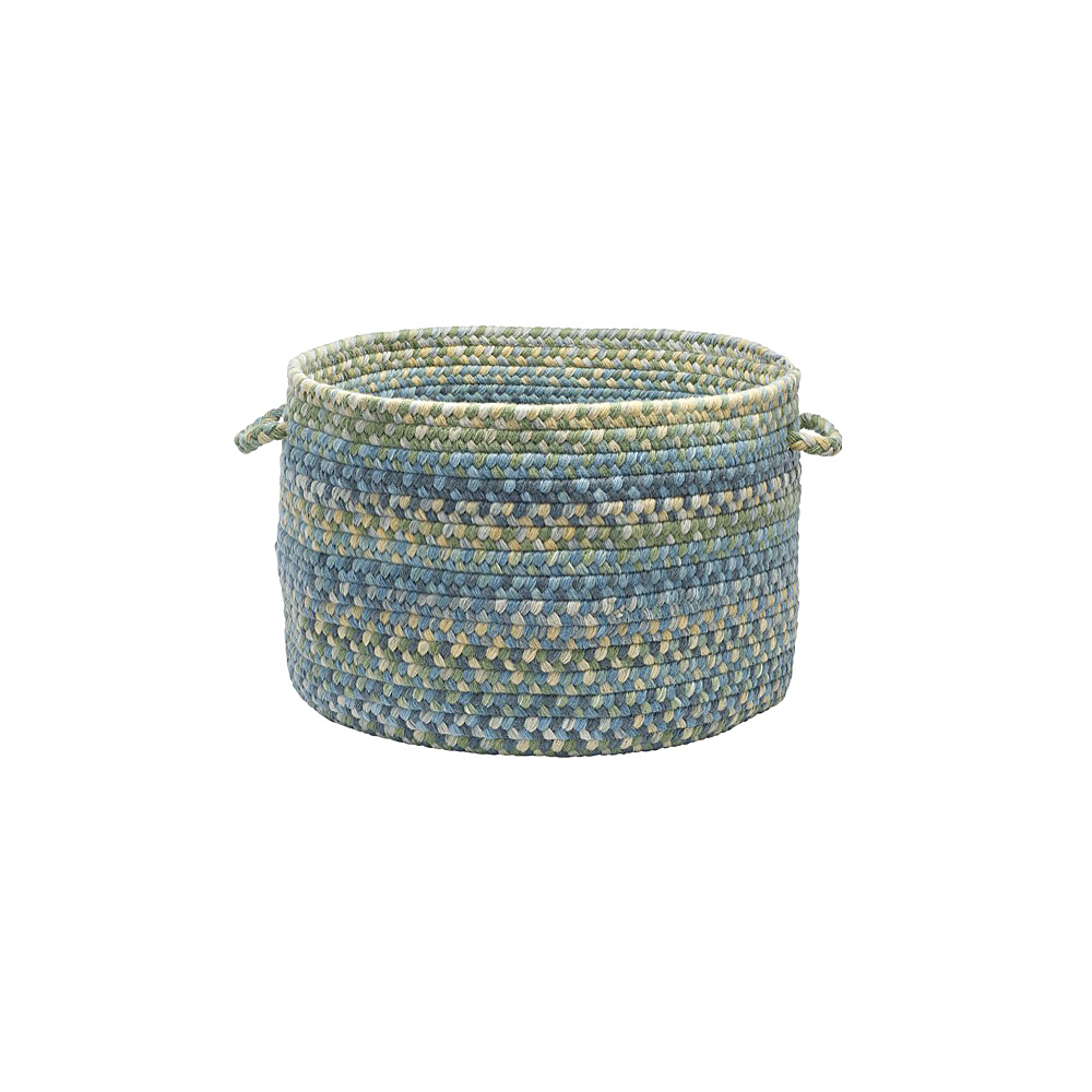 Colonial Mills Basket Rustica Whipple Blue Round