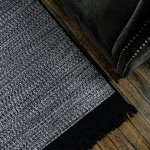 Colonial Mills Rug Santa Cruz Black Square