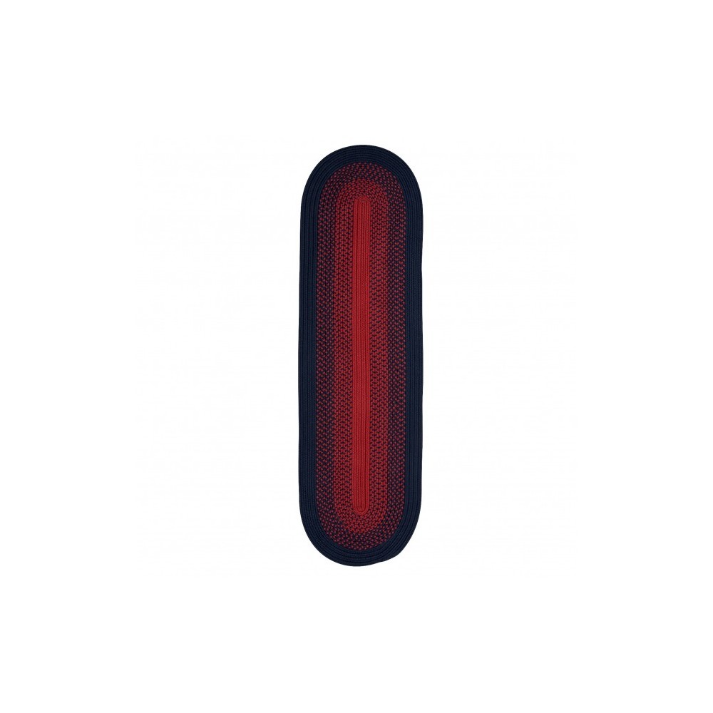 Colonial Mills Rug Seadog Bright Navy Red Runner (Oval) Colonial Mills Rug Seadog Bright Navy Red Runner (Oval)