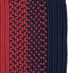 Colonial Mills Rug Seadog Bright Navy Red Round