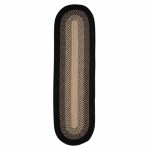 Colonial Mills Rug Seadog Bright Black Runner (Oval)