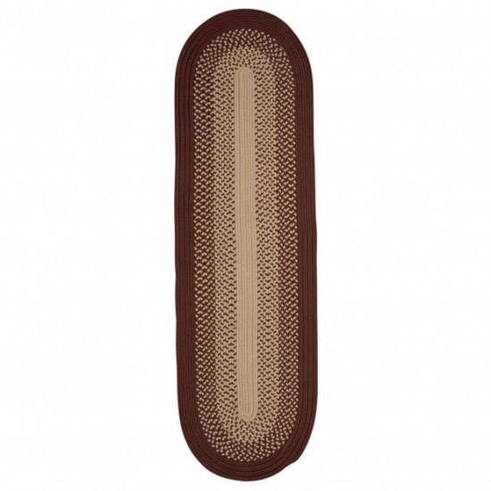 Colonial Mills Rug Seadog Bright Brown Runner (Oval)