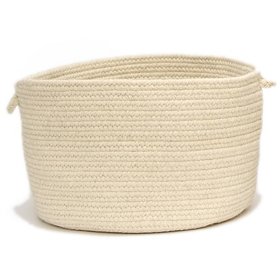 Colonial Mills Basket Shear Natural Canvas Round