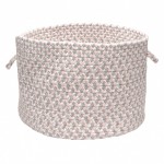 Colonial Mills Basket Sidney Nursery Petal Grey Round