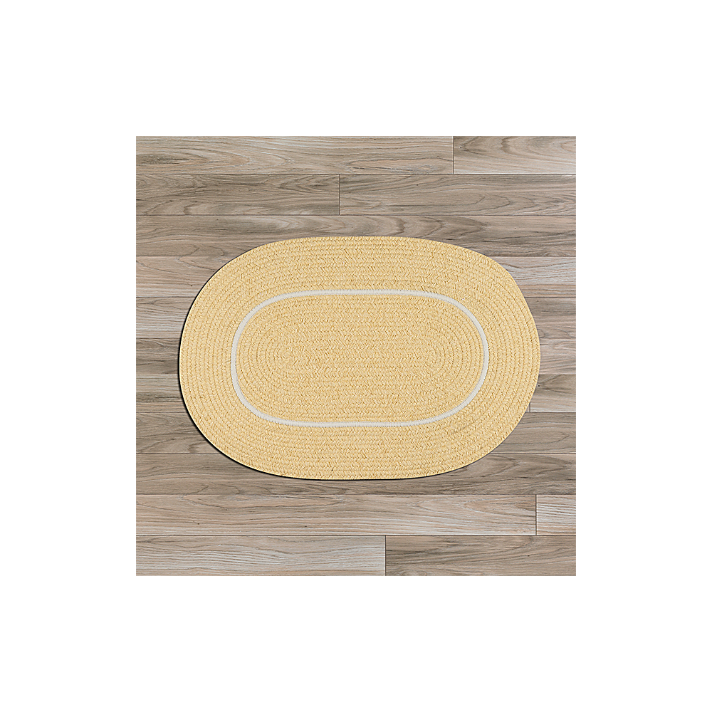 Colonial Mills Rug Silhouette Pale Banana Runner (Oval)