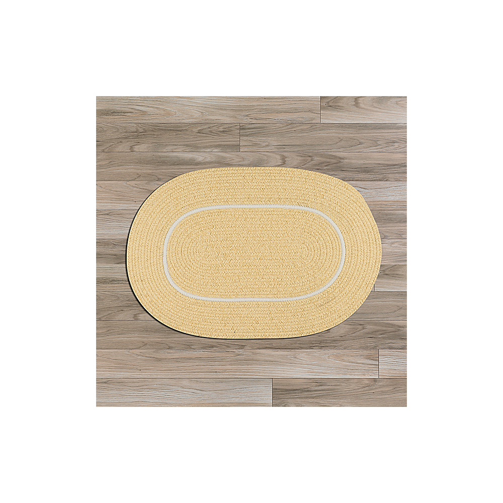 Colonial Mills Rug Silhouette Pale Banana Round