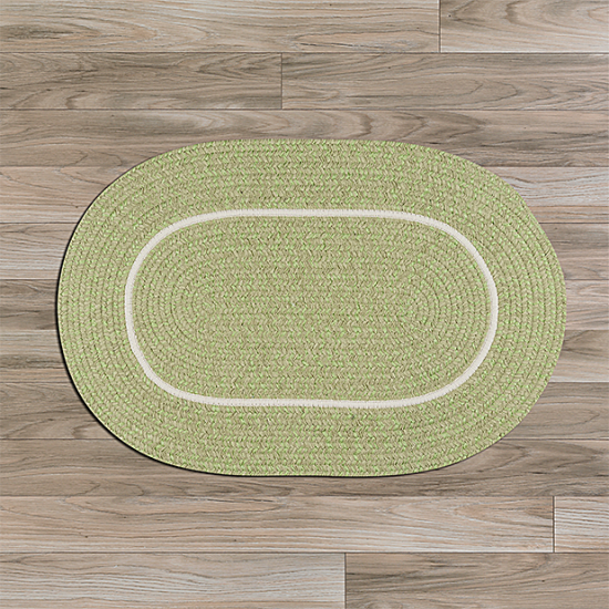 Colonial Mills Rug Silhouette Celery Runner (Oval)