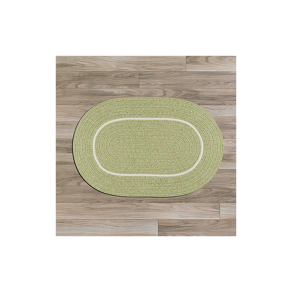 Colonial Mills Rug Silhouette Celery Runner (Oval)