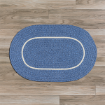 Colonial Mills Rug Silhouette Blue Ice Round