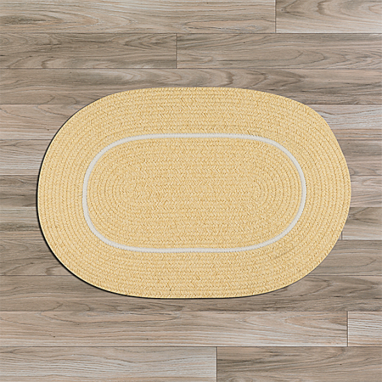 Colonial Mills Rug Silhouette Pale Banana Round