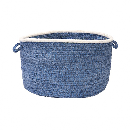 Colonial Mills Basket Silhouette Blue Ice Round