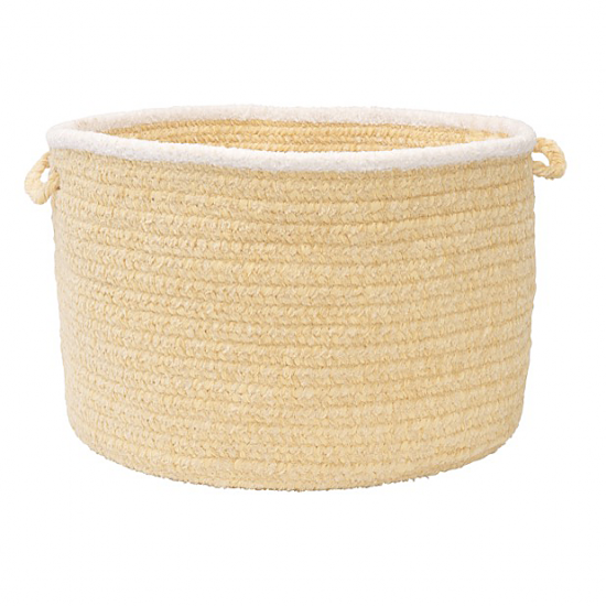 Colonial Mills Basket Silhouette Pale Banana Round