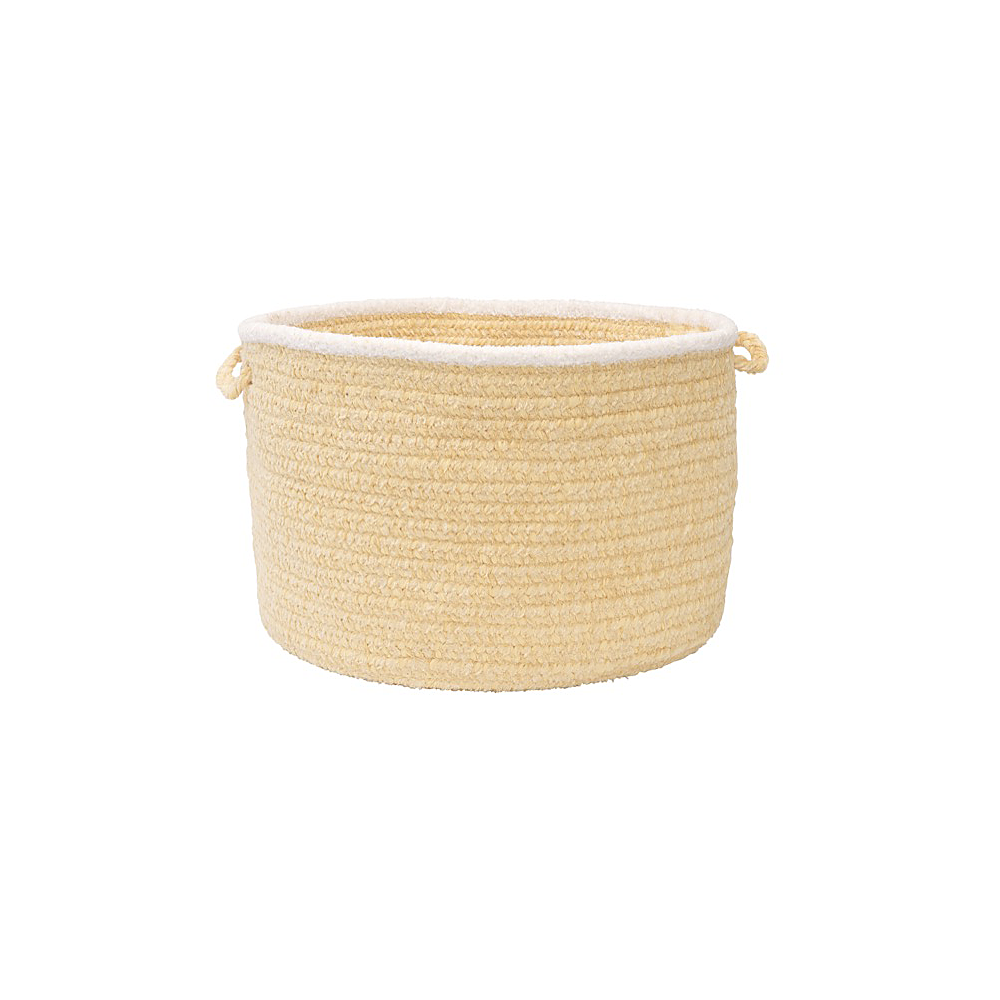 Colonial Mills Basket Silhouette Pale Banana Round Colonial Mills Basket Silhouette Pale Banana Round