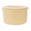 Colonial Mills Basket Silhouette Pale Banana Round