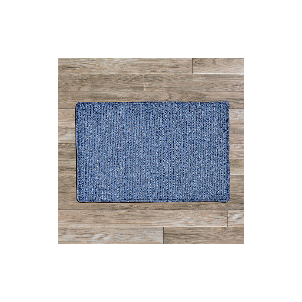 Colonial Mills Rug Simple Chenille Petal Blue Rectangle