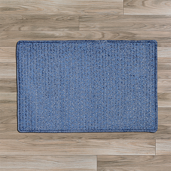 Colonial Mills Rug Simple Chenille Petal Blue Rectangle