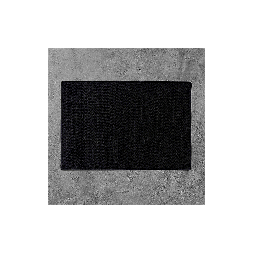 Colonial Mills Rug Simply Home Solid Black Runner (Rectangle)