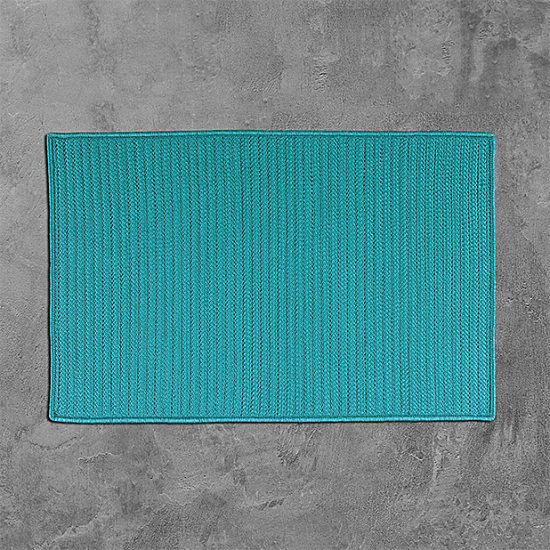 Colonial Mills Rug Simply Home Solid Turquoise Rectangle