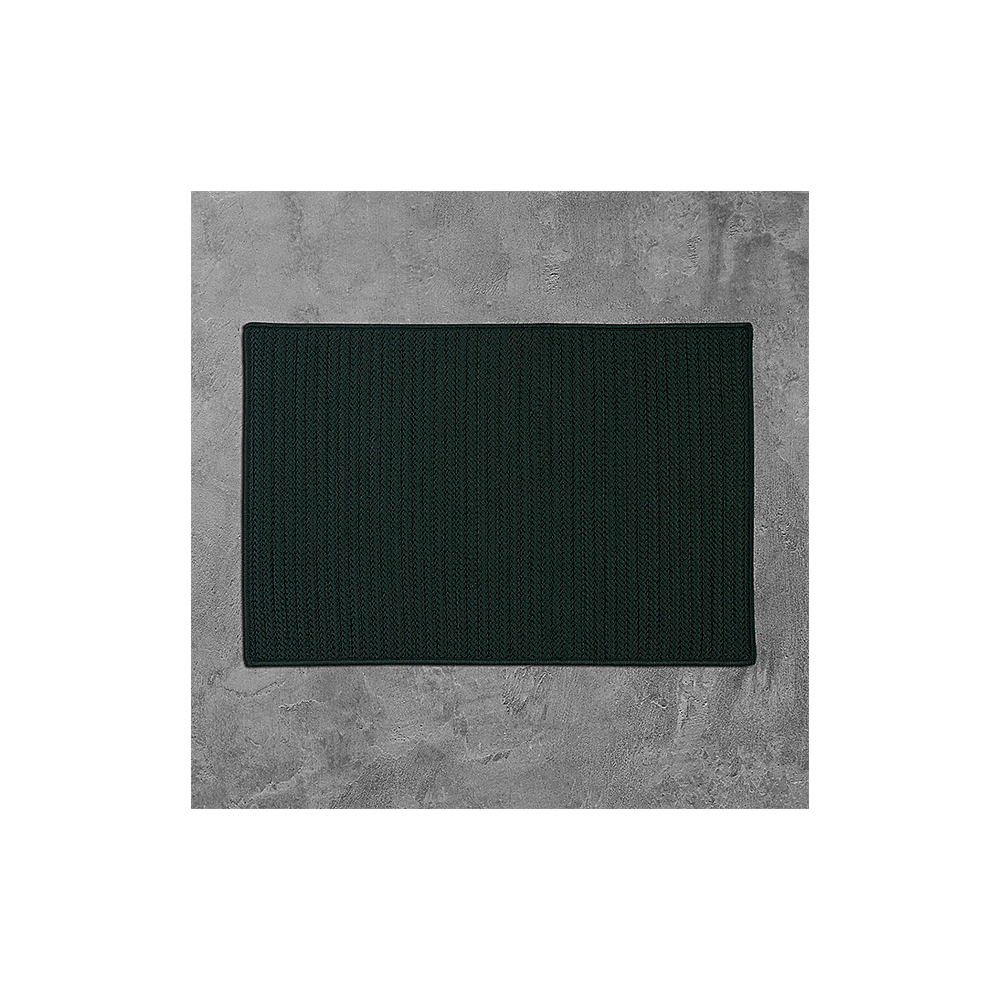 Colonial Mills Rug Simply Home Solid Dark Green Square