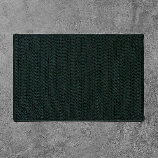 Colonial Mills Rug Simply Home Solid Dark Green Square