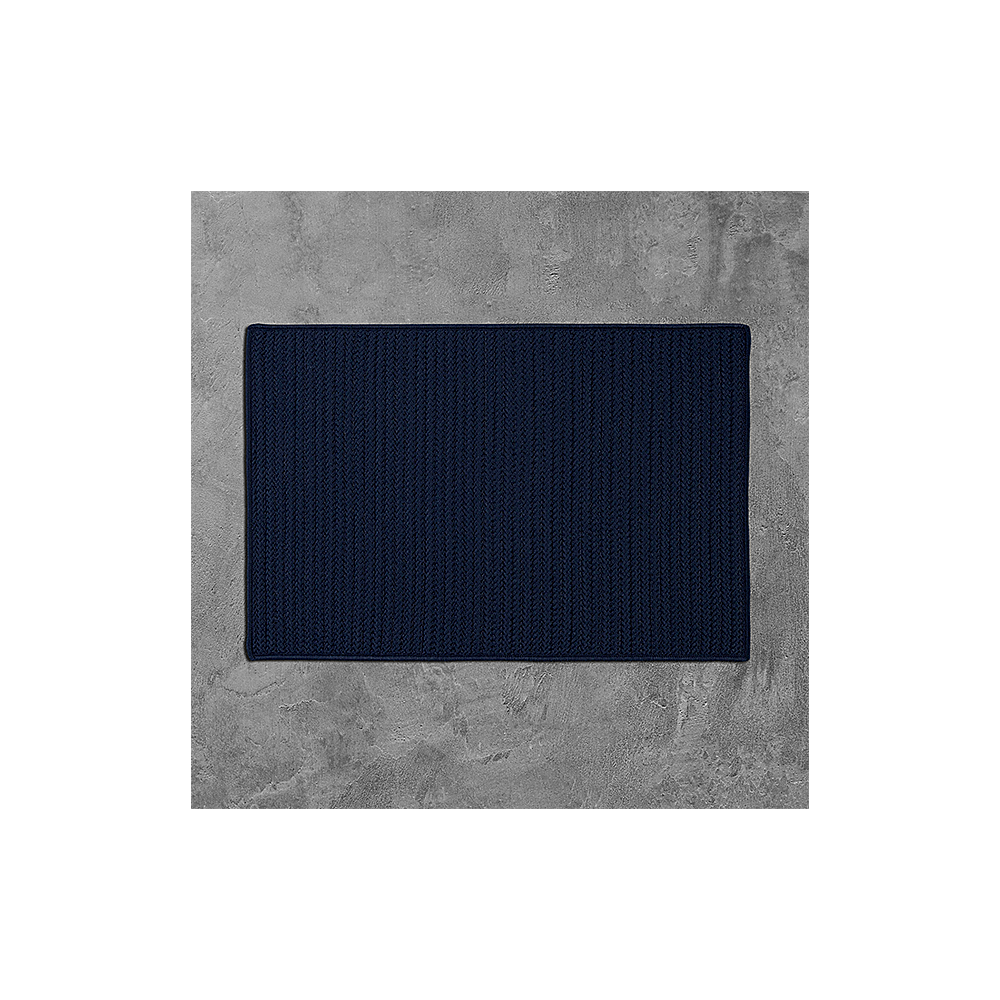 Colonial Mills Rug Simply Home Solid Navy Runner (Rectangle)