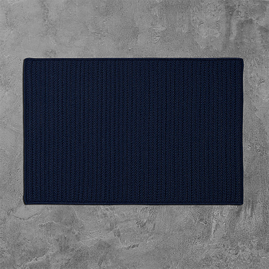 Colonial Mills Rug Simply Home Solid Navy Square