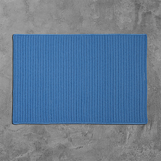 Colonial Mills Rug Simply Home Solid Blue Ice Runner (Rectangle)