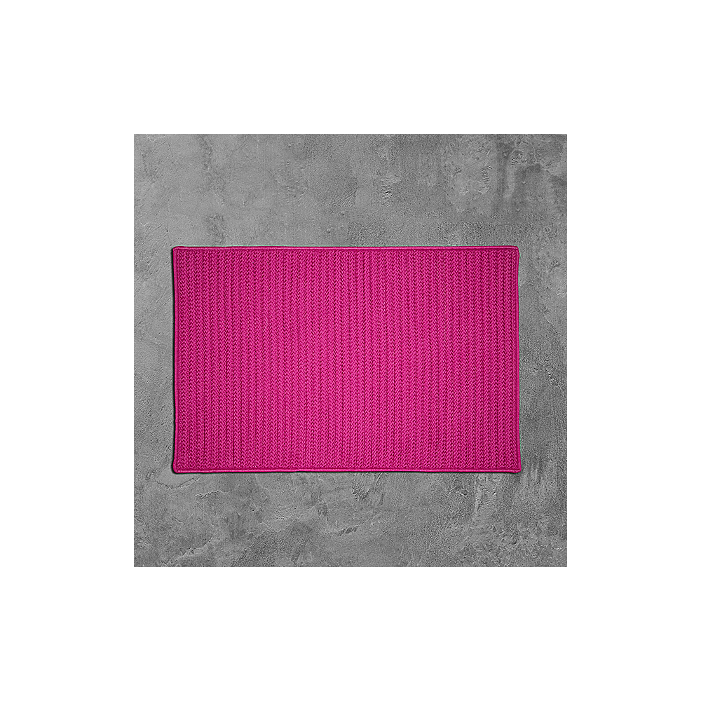 Colonial Mills Rug Simply Home Solid Magenta Rectangle