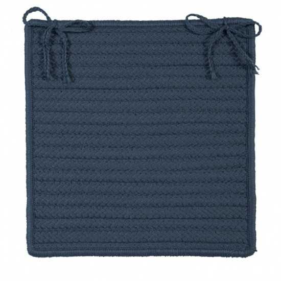 Colonial Mills Chair Pad Simply Home Solid Lake Blue Chair Pad