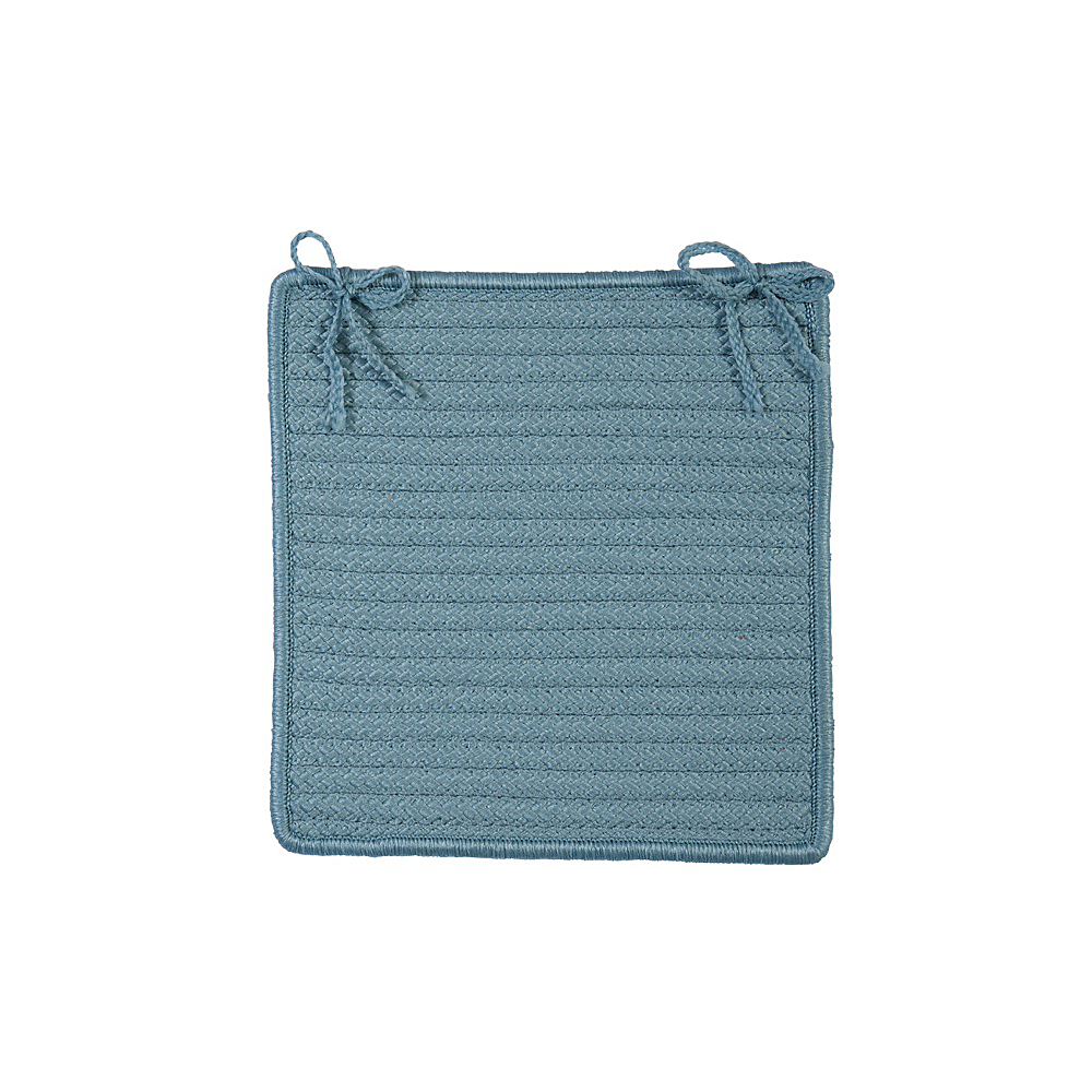 Colonial Mills Chair Pad Simply Home Solid Federal Blue Chair Pad