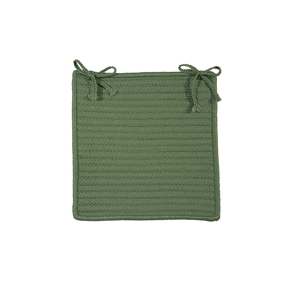 Colonial Mills Chair Pad Simply Home Solid Moss Green Chair Pad