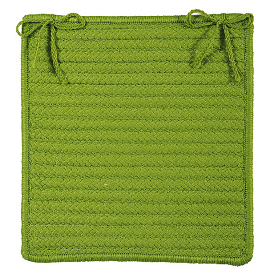 Colonial Mills Chair Pad Simply Home Solid Bright Green Chair Pad