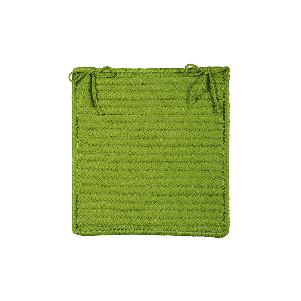 Colonial Mills Chair Pad Simply Home Solid Bright Green Chair Pad