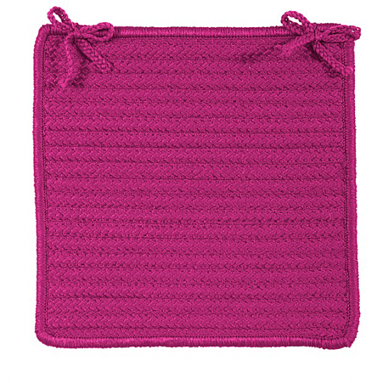 Colonial Mills Chair Pad Simply Home Solid Magenta Chair Pad