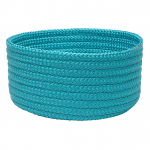 Colonial Mills Basket Simply Home Solid Turquoise Round